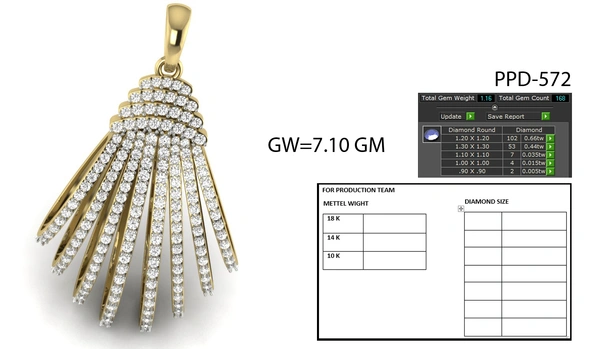 PPD-572 - 3DM, STL, 1JPG / No Changes Applicable / Files send via emails or Wetransfer Only.