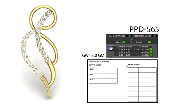 PPD-565 - 3DM, STL, 1JPG / No Changes Applicable / Files send via emails or Wetransfer Only.