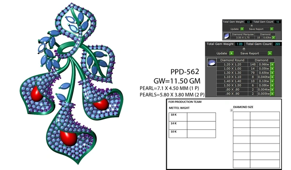 PPD-562 - 3DM, STL, 1JPG / No Changes Applicable / Files send via emails or Wetransfer Only.