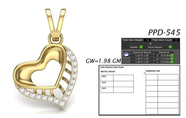 PPD-545 - 3DM, STL, 1JPG / No Changes Applicable / Files send via emails or Wetransfer Only.