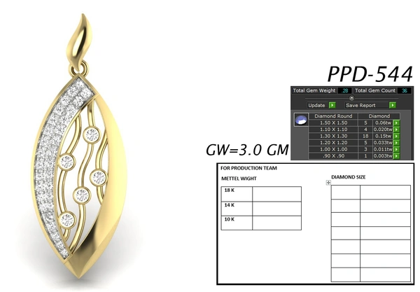 PPD-544 - 3DM, STL, 1JPG / No Changes Applicable / Files send via emails or Wetransfer Only.