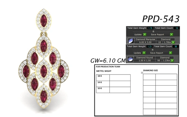 PPD-543 - 3DM, STL, 1JPG / No Changes Applicable / Files send via emails or Wetransfer Only.