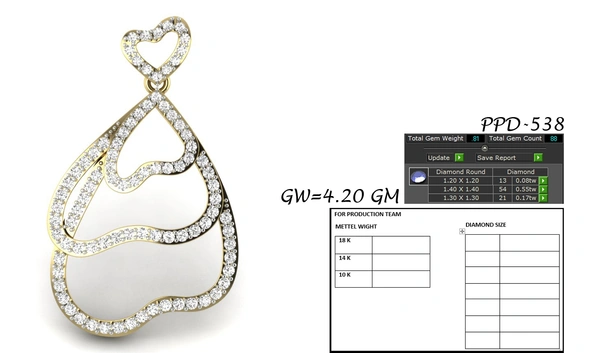 PPD-538 - 3DM, STL, 1JPG / No Changes Applicable / Files send via emails or Wetransfer Only.