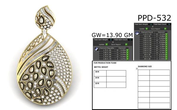 PPD-532 - 3DM, STL, 1JPG / No Changes Applicable / Files send via emails or Wetransfer Only.