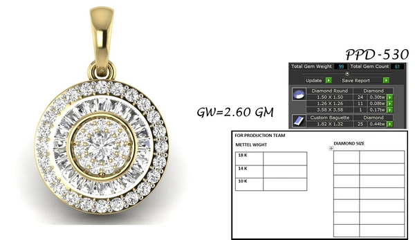 PPD-530 - 3DM, STL, 1JPG / No Changes Applicable / Files send via emails or Wetransfer Only.