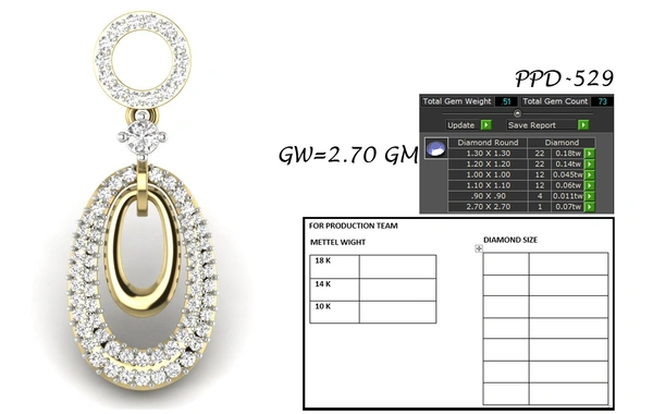 PPD-529 - 3DM, STL, 1JPG / No Changes Applicable / Files send via emails or Wetransfer Only.
