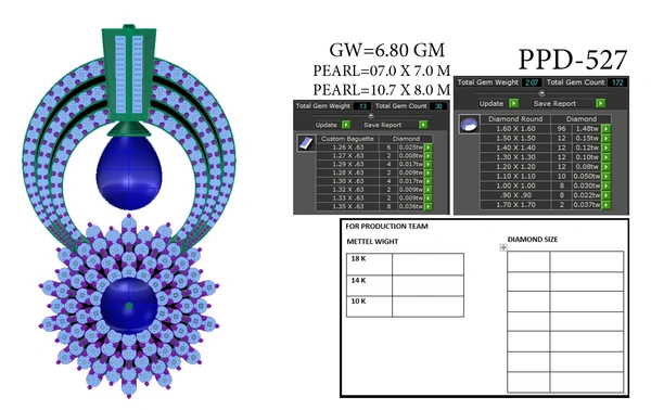 PPD-527 - 3DM, STL, 1JPG / No Changes Applicable / Files send via emails or Wetransfer Only.