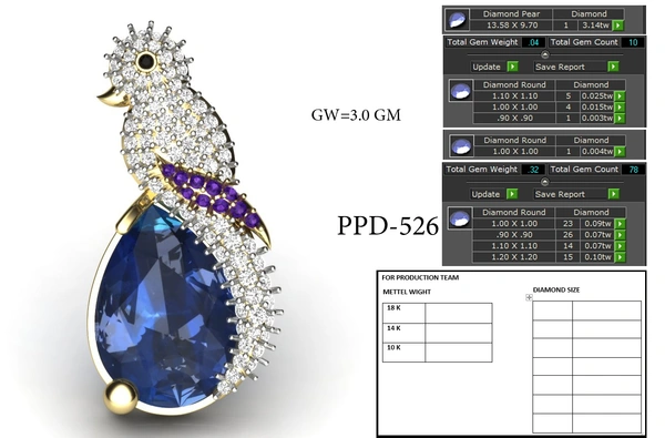 PPD-526 - 3DM, STL, 1JPG / No Changes Applicable / Files send via emails or Wetransfer Only.