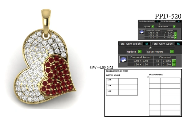 PPD-520 - 3DM, STL, 1JPG / No Changes Applicable / Files send via emails or Wetransfer Only.