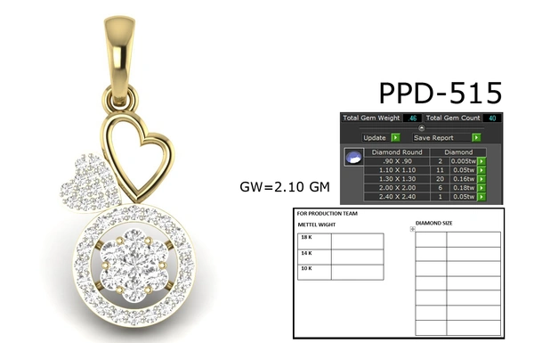 PPD-515 - 3DM, STL, 1JPG / No Changes Applicable / Files send via emails or Wetransfer Only.