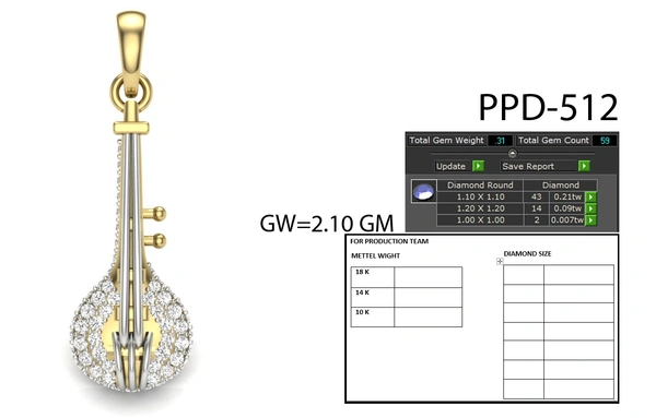 PPD-512 - 3DM, STL, 1JPG / No Changes Applicable / Files send via emails or Wetransfer Only.