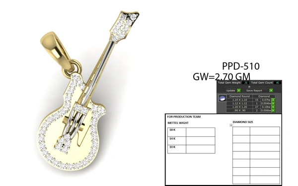 PPD-510 - 3DM, STL, 1JPG / No Changes Applicable / Files send via emails or Wetransfer Only.