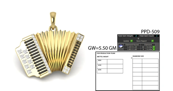 PPD-509 - 3DM, STL, 1JPG / No Changes Applicable / Files send via emails or Wetransfer Only.