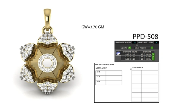 PPD-508 - 3DM, STL, 1JPG / No Changes Applicable / Files send via emails or Wetransfer Only.