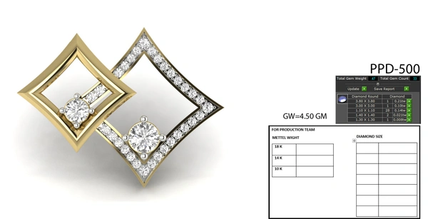 PPD-500 - 3DM, STL, 1JPG / No Changes Applicable / Files send via emails or Wetransfer Only.