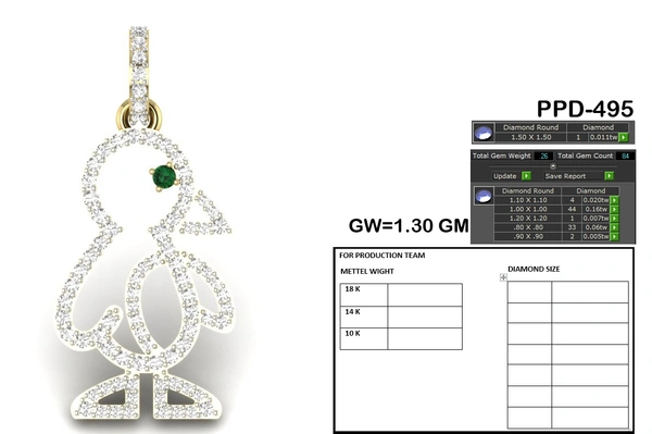 PPD-495 - 3DM, STL, 1JPG / No Changes Applicable / Files send via emails or Wetransfer Only.