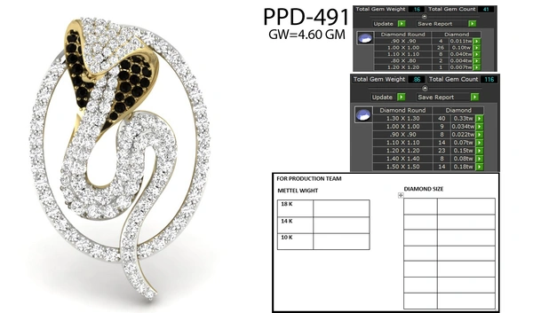 PPD-491 - 3DM, STL, 1JPG / No Changes Applicable / Files send via emails or Wetransfer Only.