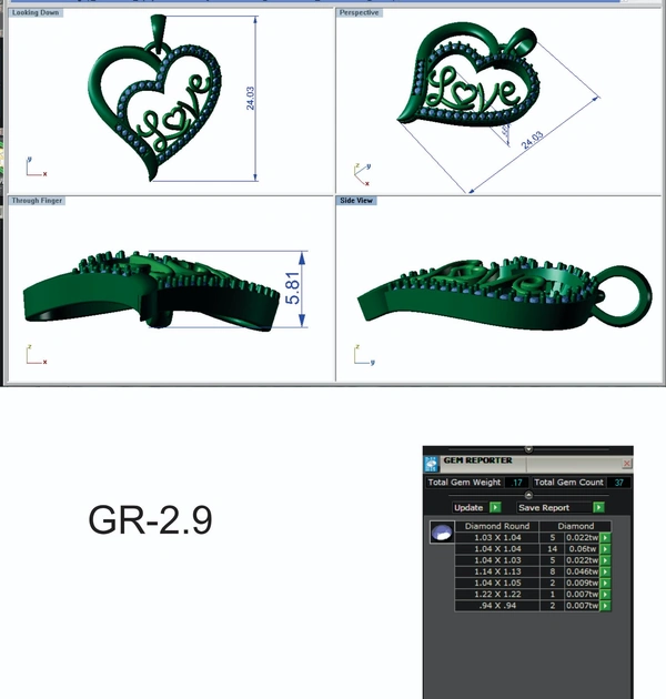 PAN-558 - 3DM, STL, 1JPG / No Changes Applicable / Files send via emails or Wetransfer Only.