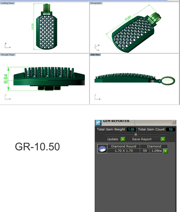 PAN-434 - 3DM, STL, 1JPG / No Changes Applicable / Files send via emails or Wetransfer Only.