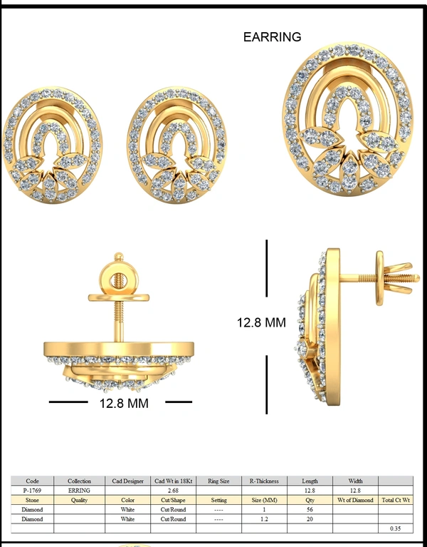 PE-1769ER - 3DM, STL, 1JPG / No Changes Applicable / Files send via emails or Wetransfer Only.