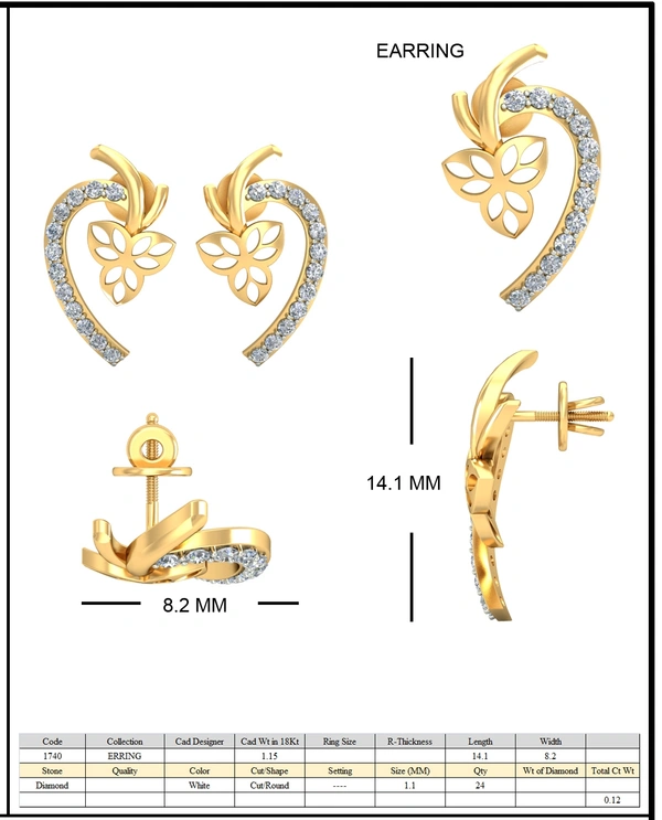 PE-1740ER - 3DM, STL, 1JPG / No Changes Applicable / Files send via emails or Wetransfer Only.
