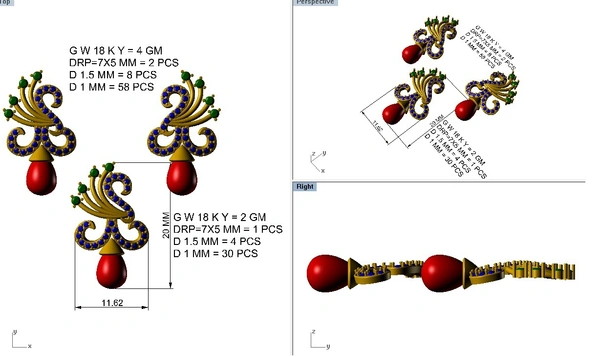 P14 - 3DM, STL, 1JPG / No Changes Applicable / Files send via emails or Wetransfer Only.