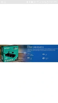 ProDot Playy Plus 2.0 4-Port High Speed Playy Plus 2.0 - Black