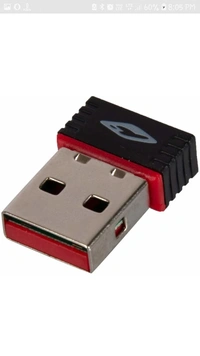 Terabyte Mini 2.4Ghz Wireless WiFi Dongle 500Mbps 802.11n USB ... - Black & red