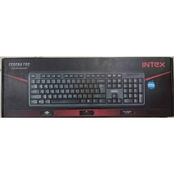 Intex corona plus Wired USB Desktop Keyboard - Black