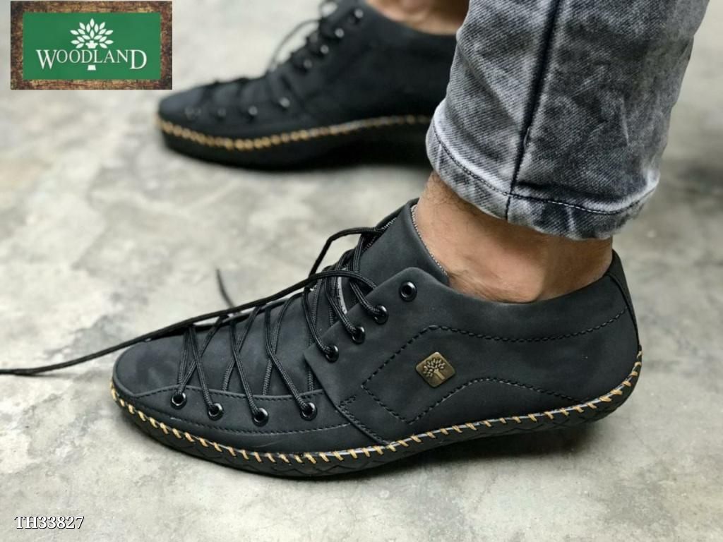 Buy Woodland Men Black Sneakers - Casual Shoes for Men 8491535 | Myntra