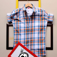 Original Quality  Full sleeves check shirts - L