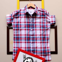 Original Quality  Full sleeves check shirts - L