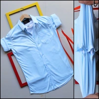 High QUALITY  Full sleeves Lycra SHIRTS - Aqua blue