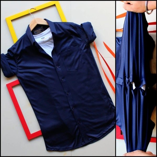 High QUALITY  Full sleeves Lycra SHIRTS - Aqua blue
