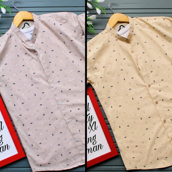 Being Human.🅿️  SHIRTS High QUALITY  Full sleeves 100% cotton SHIRTS - Light pink, M-38