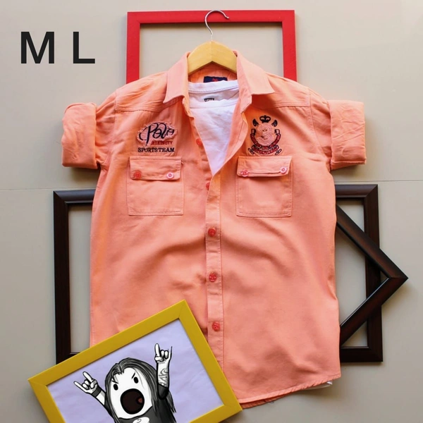 Ralph lauren RFD Cargos🅿️ Original Quality  Full sleeves Cargo shirts - L