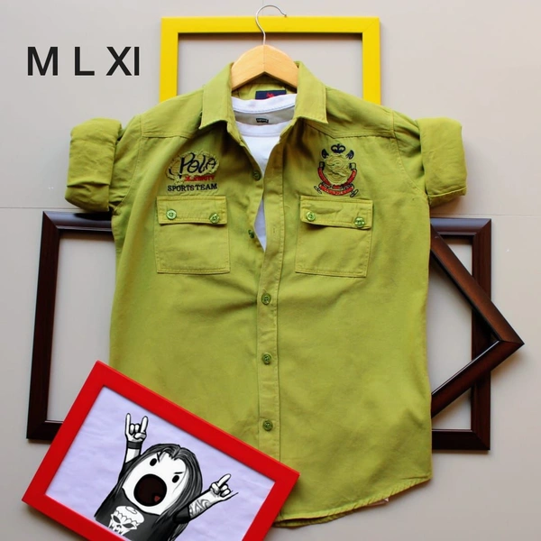Ralph lauren RFD Cargos🅿️ Original Quality  Full sleeves Cargo shirts - M