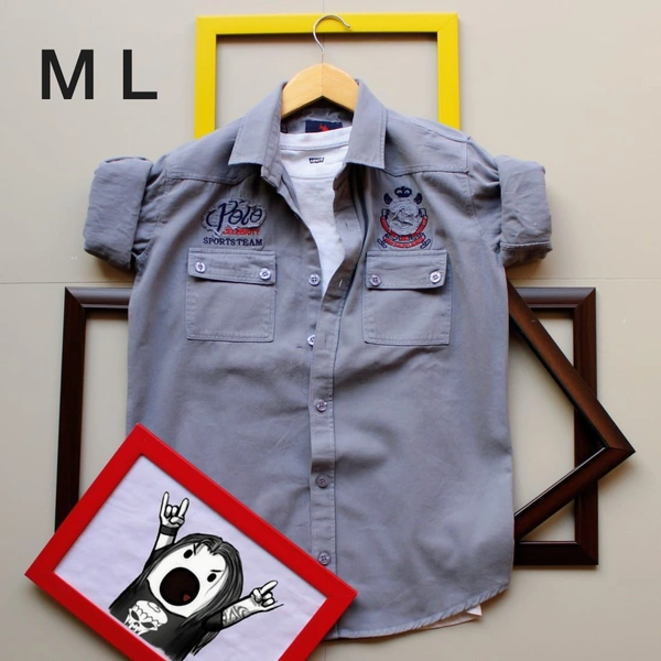 Ralph lauren RFD Cargos🅿️ Original Quality  Full sleeves Cargo shirts - L