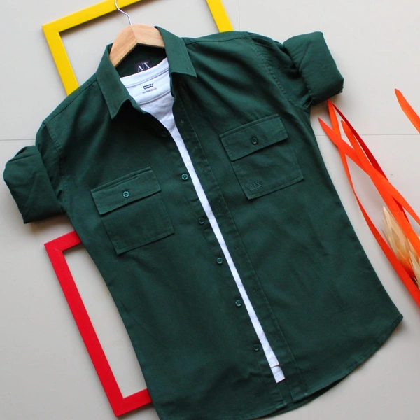 Armani Exchange Rfd cargo 🅿️ SHIRTSOriginal QUALITY  Full sleeves CARGO SHIRTS - XL