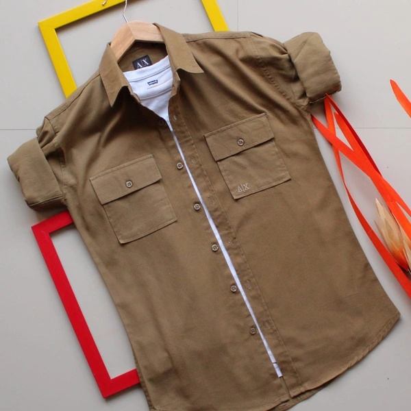 Armani Exchange Rfd cargo 🅿️ SHIRTSOriginal QUALITY  Full sleeves CARGO SHIRTS - L