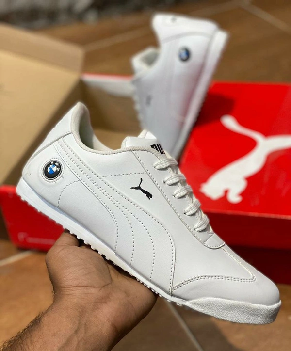 PUMA BMW MENS SPORTS SHOES - WHITE, 7