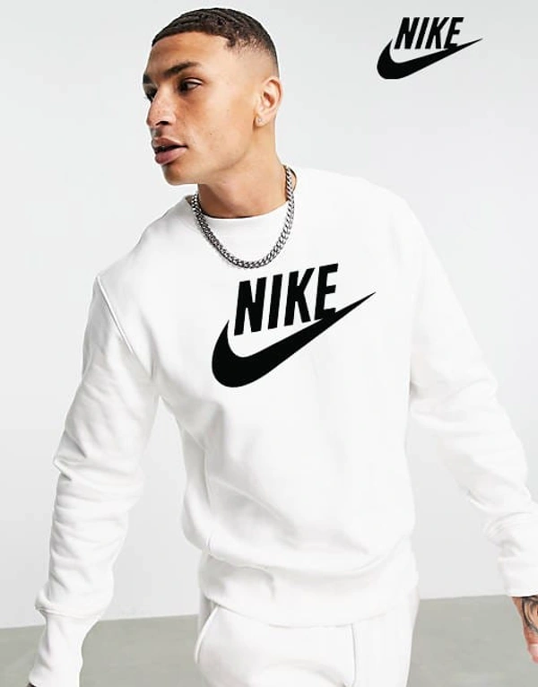  🎀NIKE MEN'S SWEATSHIRT 🎀 - WHITE, XL