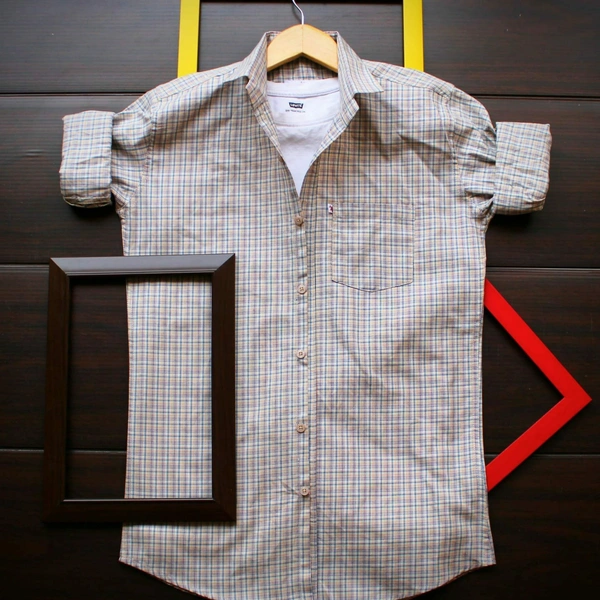 USPOLO ASSN SHIRTSOriginal QUALITY  Full sleeves 100% cotton SHIRTS - M, BLUE & WHITE CHECK