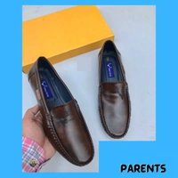🎀ALLEN SOLLY CASUAL SHOES FOR MEN🎀 - DARK BROWN, 9