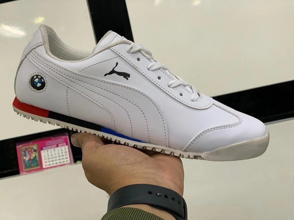 PUMA ROMA BMW MEN SHOES - WHITE, 8