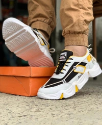 BRANDED STYLES SHOES FOR MEN (REGULAR USE)  - YELLOW,  