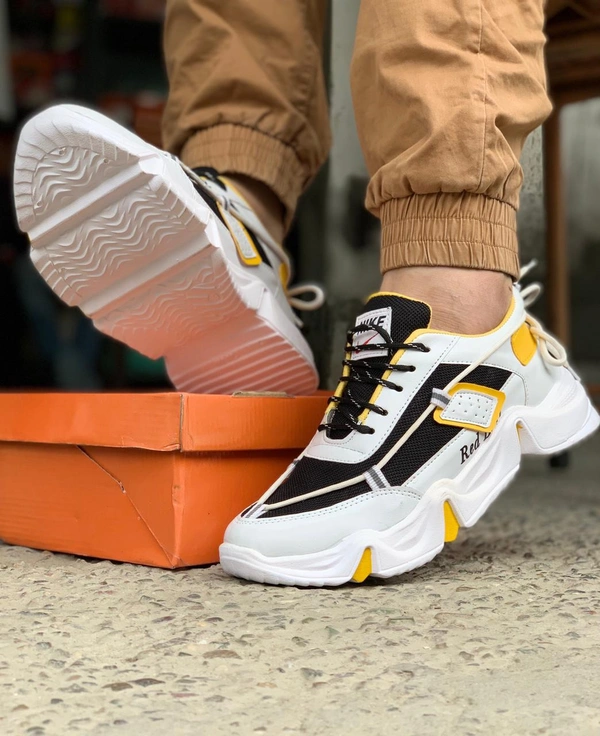 BRANDED STYLES SHOES FOR MEN (REGULAR USE)  - YELLOW,  