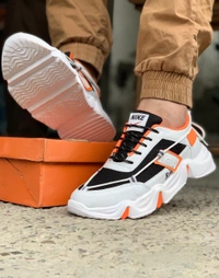 BRANDED STYLES SHOES FOR MEN (REGULAR USE)  - 9, ORANGE