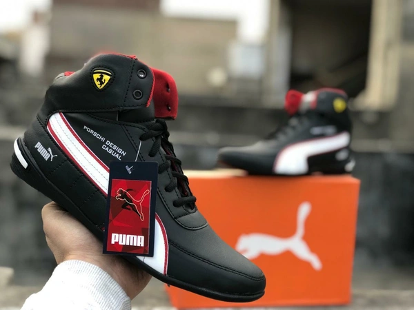PUMA FERARI EDITION MEN SHOES - BLACK, 7