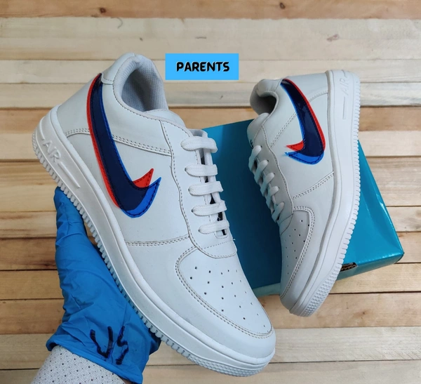 NIKE AIR FORCE 1 MEN SHOES ✓ - WHITE, 7